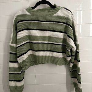 Princess Polly Alton Sweater - Green/White